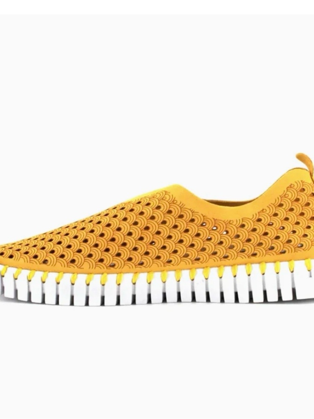 Ilse Jacobsen Yellow Slip-On Espadrille Sneakers